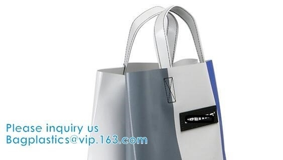 Custom Printing Tear Proof Promotional Bag Washable Handbag Dry Bag Soft Handle Shoulder Bag Pack PVC With Zipper