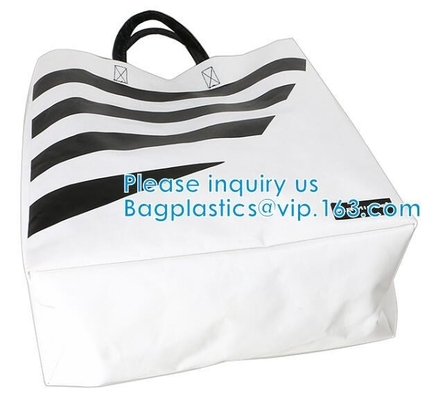 Custom Eco Friendly Tarpaulin Fashion Outdoor Sport Waterproof Tote Bag Dry Bags Pvc Waterproof Bag For Women Shopping