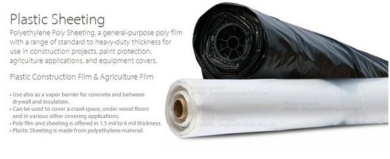 Polyethylene Tubing - High-Quality Polyethylene Lay Flat, Layflat Duct 12"x500' - 1 Roll - Safety Supply, bagease, pac