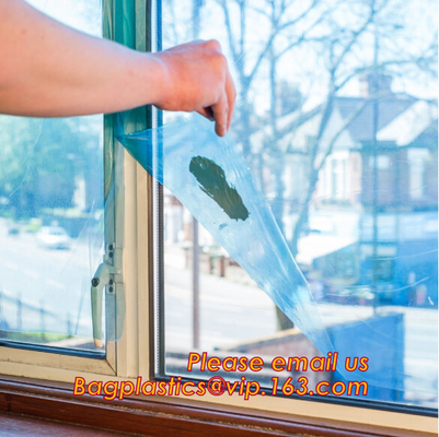 Rigid PET Film coated with PE protective film, white color protective film for car, clear carpet protective film in roll