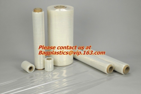 PE Colored Shrink Wrap Stretch Film, PE Mini Stretch Banding Film, industrial stretch plastic cast packaging film