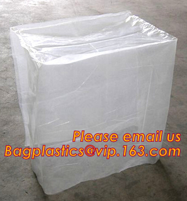 Plastic reusable thermal pallet cover, Heavy Duty Waterproof Pallet Cover Tarp, LLDPE Elastic Pallet Packaging Bag Cover