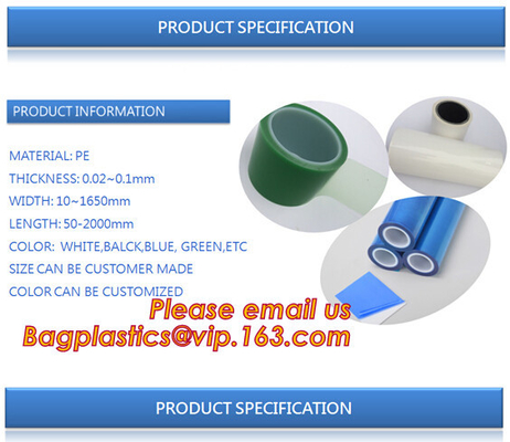 metal sheet surface protection film, floor protective plastic film polyolefin shrink wrap, PVC Cling Protective Film Fle