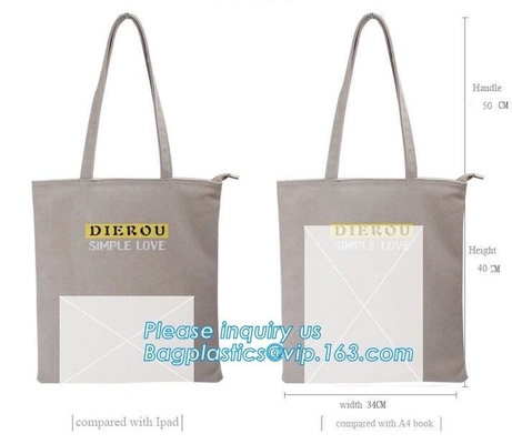 cotton handle shopping nonwoven bags,Promotional gift bag 100% cotton canvas tote bag long handle,printing logo 10oz cot