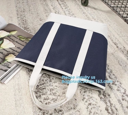 High Quality Promotional online shopping cotton bag blank cheap coated cotton canvas bag,yoga bag with large pocket on b