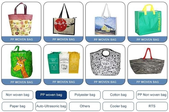 Packing Bags Eco Friendly Recycle Reusable Pp Woven Shopping Bag Polypropylene Moving Supplies, Clothing Storage