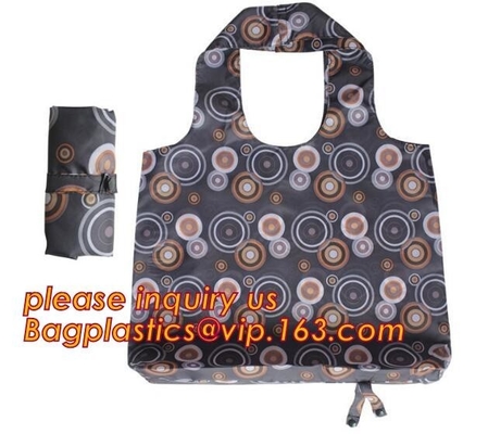 Reusable Bags Bolsas Ecologicas Plegables Printing Foldable Polyester Drawstring Shopping Bags TYVEK BAGS TYVEK SACK