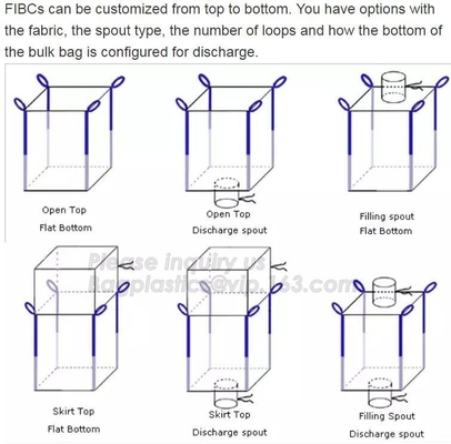 Agricultural Big Size PP Woven Bulk Bag For Corn,PP Woven Big Bag/Ton Bag/Bulk Bag For Packing Construction Garbage