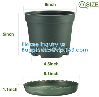 Plants With Drainage Hydroponic Growing Pot Bucket For Greenhouse, Dutch Bucket, Flower Nursery Pots, Balcony Garden