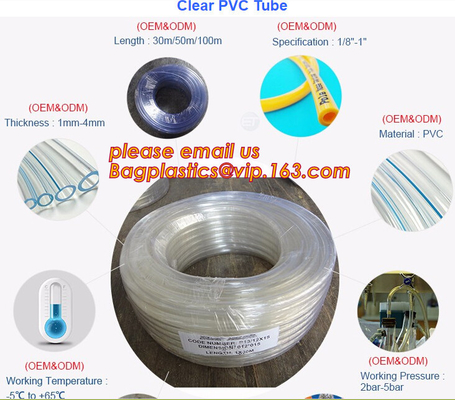 Transparent PVC Spiral Steel Wire Reinforced Pipe Floating Dredge Hose Steel Wire Reinforced Hose Fire Hose