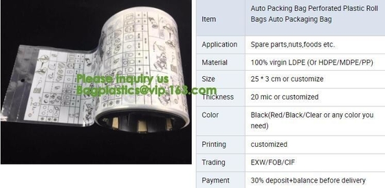 Pre-Open Bags 3"x 3" 1.5mil Clear 4500ct Bags on a Roll,China Automatic Pre-open Bag, On-roll/Polyethylene bagplastics