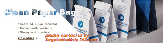 Eco-friendly Reusable bags Hot Chicken Bread Food Pack Printed Aluminum Foil Lined square bottom paper bag, BAGPLASTICS