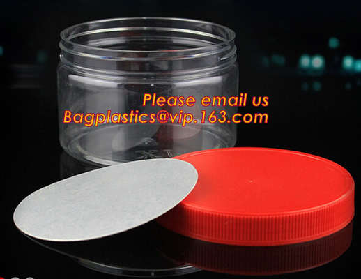 Clear Round Shape Plastic Clear Box /Plastic Clear Cylinder Packaging In China Empty Seal Jars Glass Bottle
