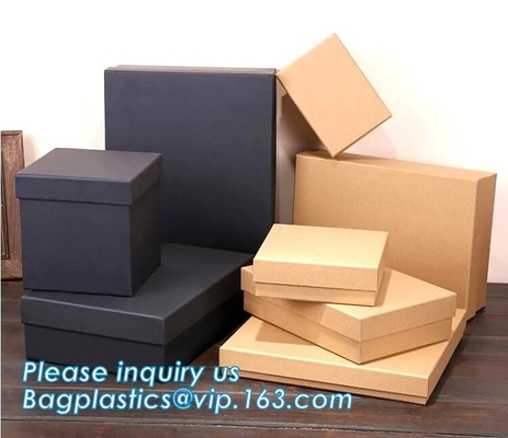 Paper Costume Packaging Box Custom Luxury Carton Jewellery Paper Gift Packaging Box With Ribbon