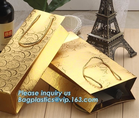 luxury art paper logo custom printed white craft paper carrier bag,Beautiful Design Luxury Indian Wedding Gift Paper Car