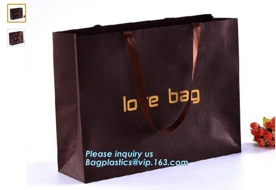 Luxury tea souvenir bag custom rope handle paper packaging bags for food,Personality And Fashion medium gift carrier pap