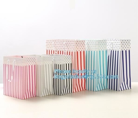 Eco-friendly Recyclable Luxury High Quality Custom Kraft Paper Bag，Shopping Carry Bag,Paper Bag Printing, Carrier Bag Wi