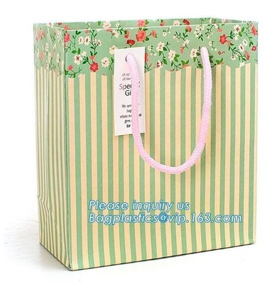 Luxury Durable Recyclable Shopping Carrier Gift Paper Bags With Customized Logo,Carrier Paper Bag Luxury Promotional Pap