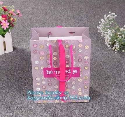 China factory Wholesale FSC Custom Printed Luxury Recycle Cheap Art Paper Shopping Bag,boutique paper bag with spot UV