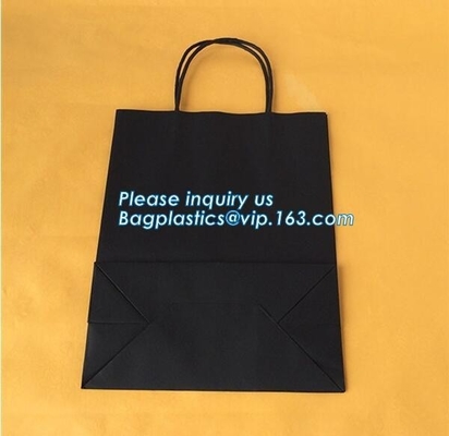 250gsm paper Custom Printed Luxury Gift Shopping bag with bow for gift package,Wholesale Kraft Food Packaging Bags, pack