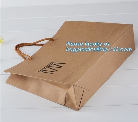 Custom Luxury ribbon satin finish paper carrier bags with rope handles and ribbon bow fastener,Brand Lager Paper Carrier