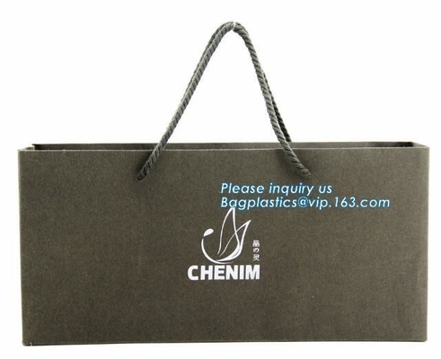 China Wholesale Custom Logo kraft paper bag, White Kraft Paper Shopping Bag, Luxury Printed Packaging Paper Gift Bag