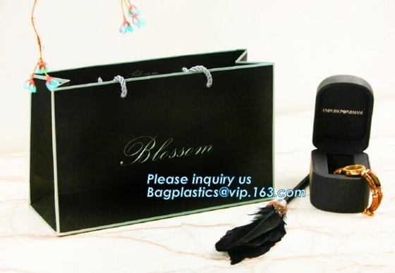 Grey Luxury ribbon satin finish ribbon paper carrier bags with rope handles and ribbon bow fastener, bagplastics, bageas