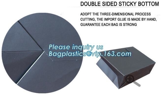 Grey Luxury ribbon satin finish ribbon paper carrier bags with rope handles and ribbon bow fastener, bagplastics, bageas