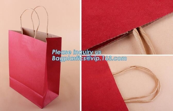 Recycled Wholesale Die Cut Handle Paper Bag Luxury Packaging Paper Bag,everyday kraft shopping bags with twisted handle