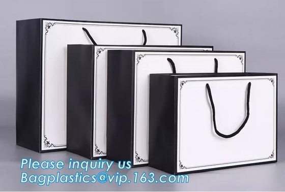 Party, Wedding, Business, Craft, Ornaments, Presents, Christmas Party Supplies, Kraft Paper Gift Bags with Handles