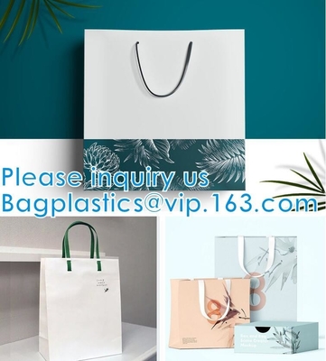 Fancy Design Black Paper Bag For Packaging, Luxury Custom Paper Carrier Bag, Gloss Laminated Luxury