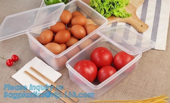 custom printed lunch box Freezer Microwave Dishwasher Safe Container Lids Plastic Food Lunch Box,storage egg box plastic