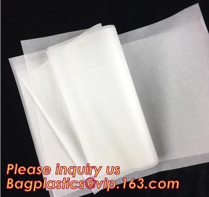 Wood Pulp Unbleached Biodegradable Food Wrapping Paper Silicone Coated Parchment Vellum Paper For Foil Tape Fac