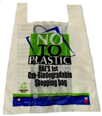 100 Compostable Biodegradable Shopping Bags - T-Shirt Style Carry Bags For Trash Or Grocery - Super Strong Holds 25 Poun