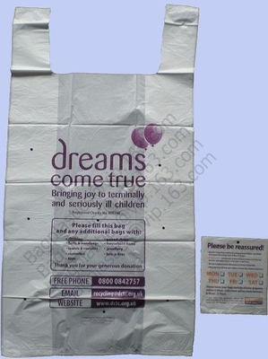 Compostable Donation Bags charity sacks, charity bags, charity donation Bags, jumbo vest carrier, clothe donate bags