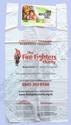 Compostable Donation Bags charity sacks, charity bags, charity donation Bags, jumbo vest carrier, clothe donate bags