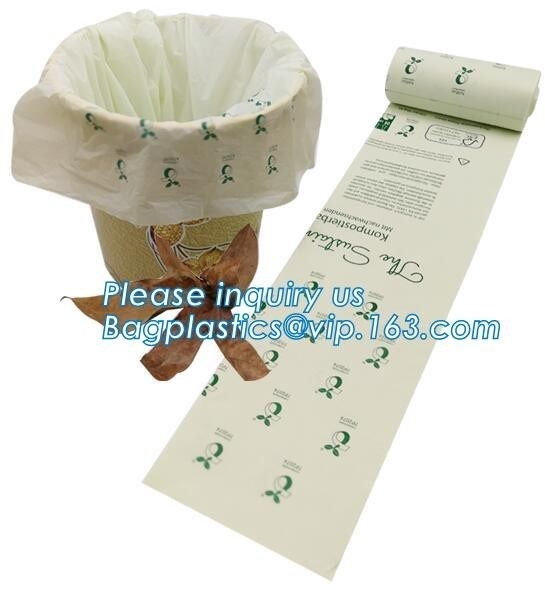 Cornstarch Compostable Shopping Plastic Food Handle T-Shirt Bag, Customized Degradable And Compostable Plastic Food Pack