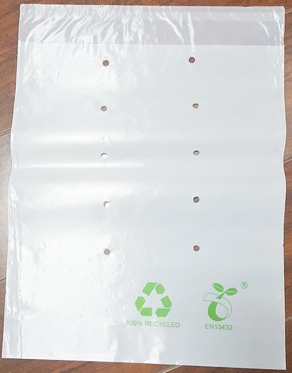 Custom design plant based compostable biodegradable mail courier handle bio eco shopping bag, mailing, self adhensive