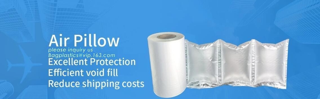 Air Pillow, Air Pillow bag, Air pillow film, Inflatable Air Cushion, Air Bubble Plastic Bag, Air Pillow LED Packing, pac