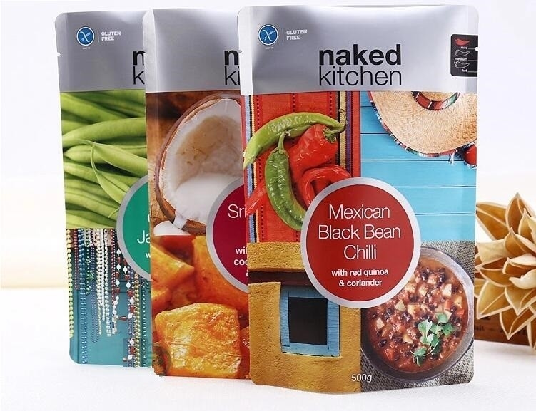 Custom Detox Tea Printed Stand Up Zipper Plastic K Pouch Standup Bag For Soup Food Packaging,Salad Dressings, Soup