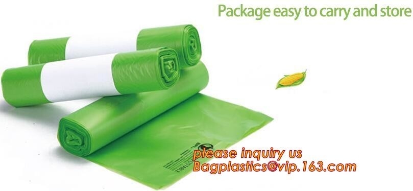cornstarch biodegradable bag, dog waste bag, compostable bag for home and community, Kitchen Custom Printed Plastic Comp