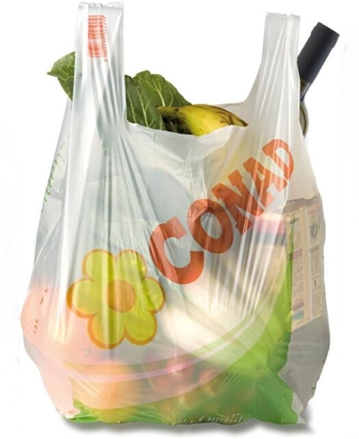 PLA+PBAT Customized Compostable Biodegradable Plastic T-Shirt Bags, Biodegradable Compostable Vest Bags For Shopping