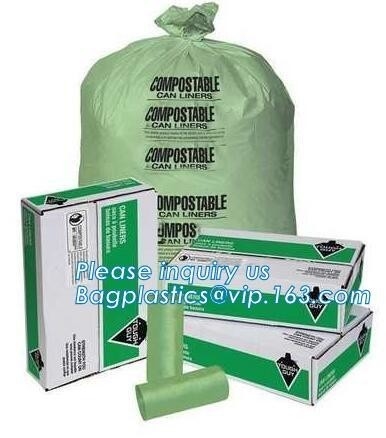 Compost Corn Eco Friendly Compostable Biodegradable Food Bags With EN13432 BPI OK Compost Home ASTM D6400 Certificates