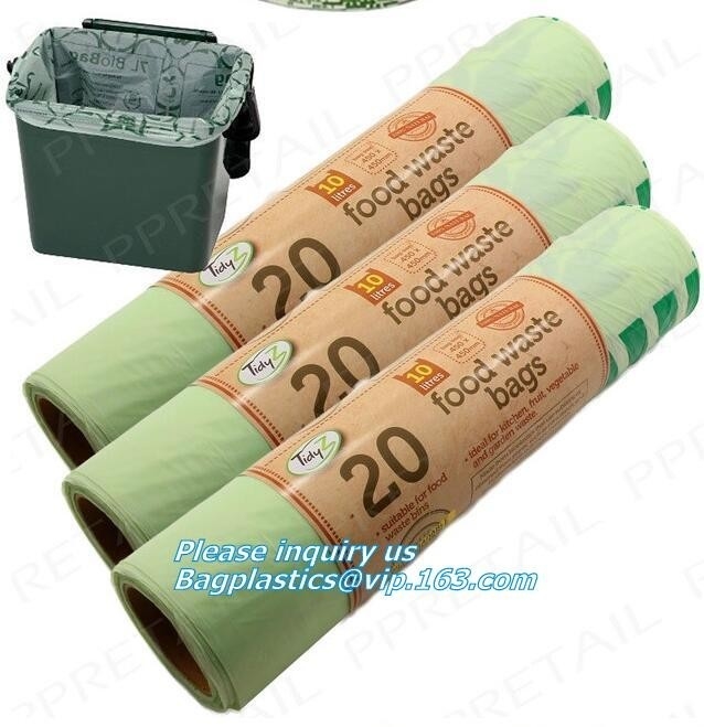 100% Compostable Plastic Fruit Bags,PLA Bag Of Fruit, Cornstarch Biodegradable And Compostable Plastic Roll Bag,McDonald