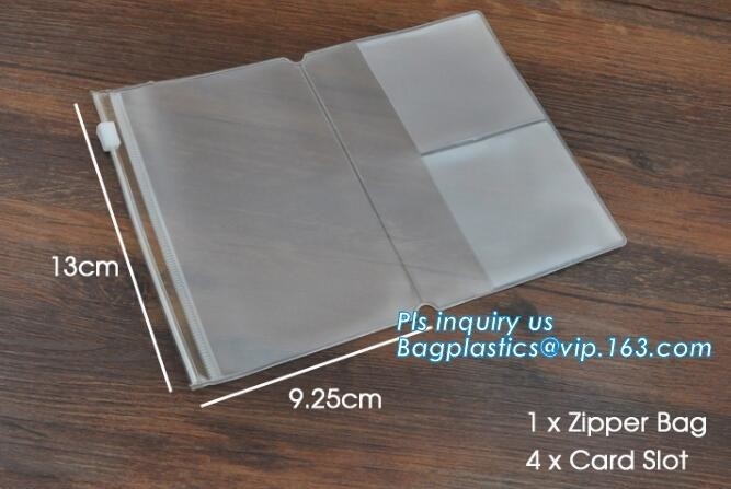 stationery handle bags with slider zipper, slider zipper bag plastic bag with zipper/pvc zipper lock slider bag/resealab