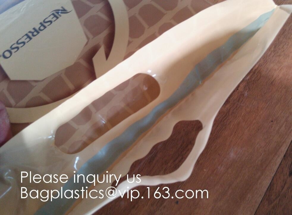 zipper handle plastic bag,nespresso bag, espresso bag, coffer pack bag, glue seal zip lock bag,moisture proof bag,pack