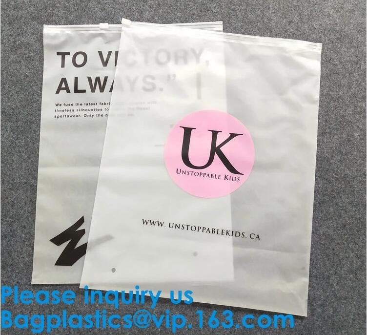 Standup Cosmetics Packaging PVC Slider Bag,Transparent PVC Slider k Bags For Cosmetic Packing, Pouch Slider plasti