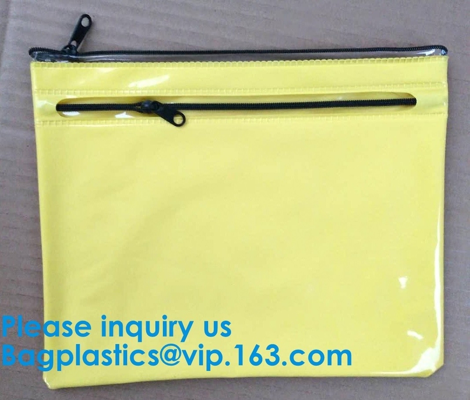 Custom Made Clear Plastic Vinyl Pvc A4 File Bag With Slider k,Vinyl PVC Bags With Slider Zipper, BAGEASE, BAGPLAST