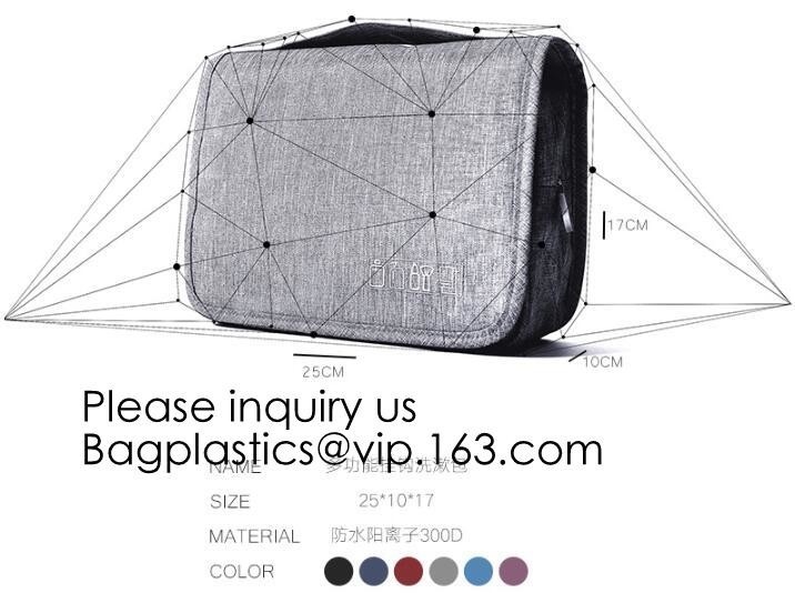 16 OZ Washed Canvas Travel Toiletry Bag Lady Pouch Classical Men And Women Blank Cosmetic Bag, bagease, bagplastics