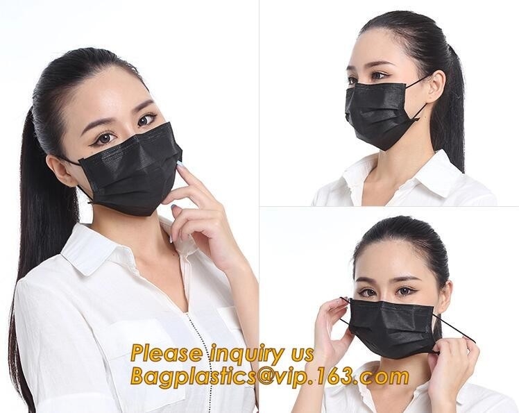 Health & Medical PP 3 Layers Competitive Price Clear Face MaskSurgical Masks Black Factory Direct Supply FDA Approval Me